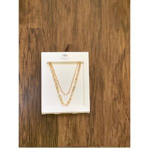 Zara pack of chain link necklace